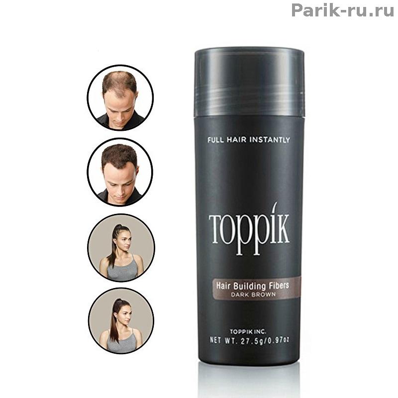 Загустители для волос Toppik и Sevich
